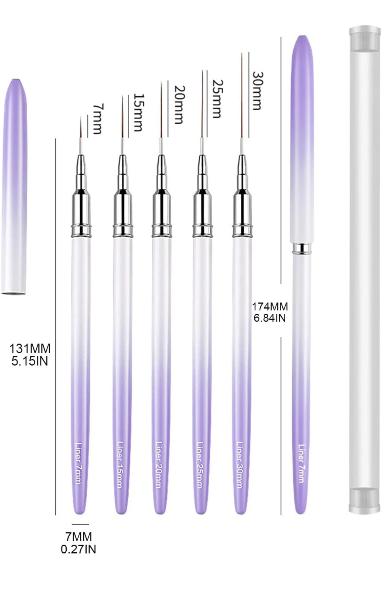 5 Piece Art Brush Set - Image 2