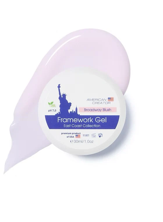 American Creator Framework Gel East Coast Col. BROADWAY BLUSH 30ml - Image 2