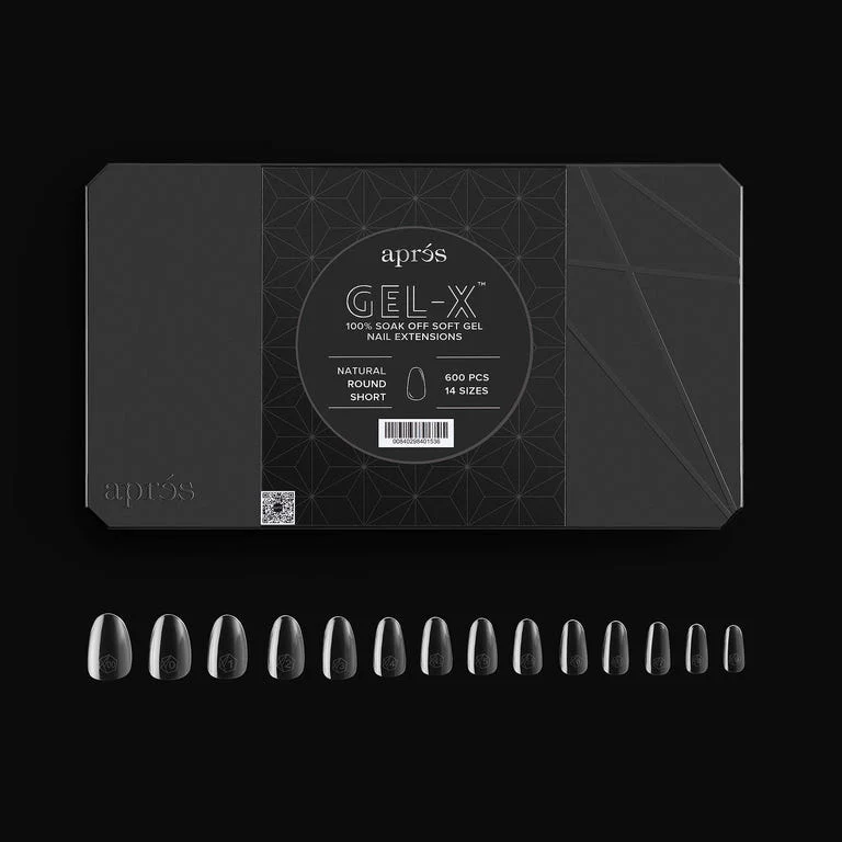 Apres GEL-X® NATURAL ROUND BOX OF TIPS - PRO (600PCS)* - Image 3