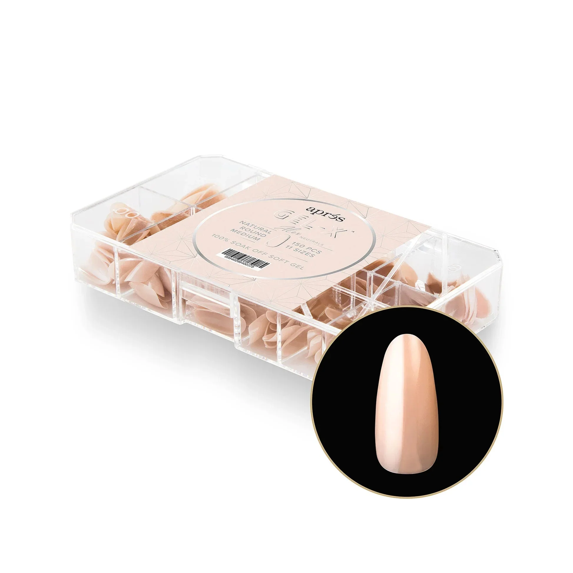 Aprés Neutrals Gel-X® Alex Box of Tips - 11 Sizes (150pcs) - Image 9