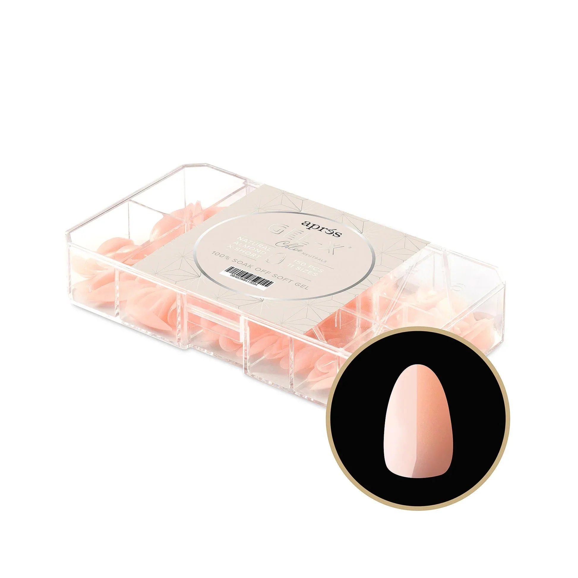 Aprés NEUTRALS GEL-X® CHLOE BOX OF TIPS - 11 SIZES (150PCS) - Image 8