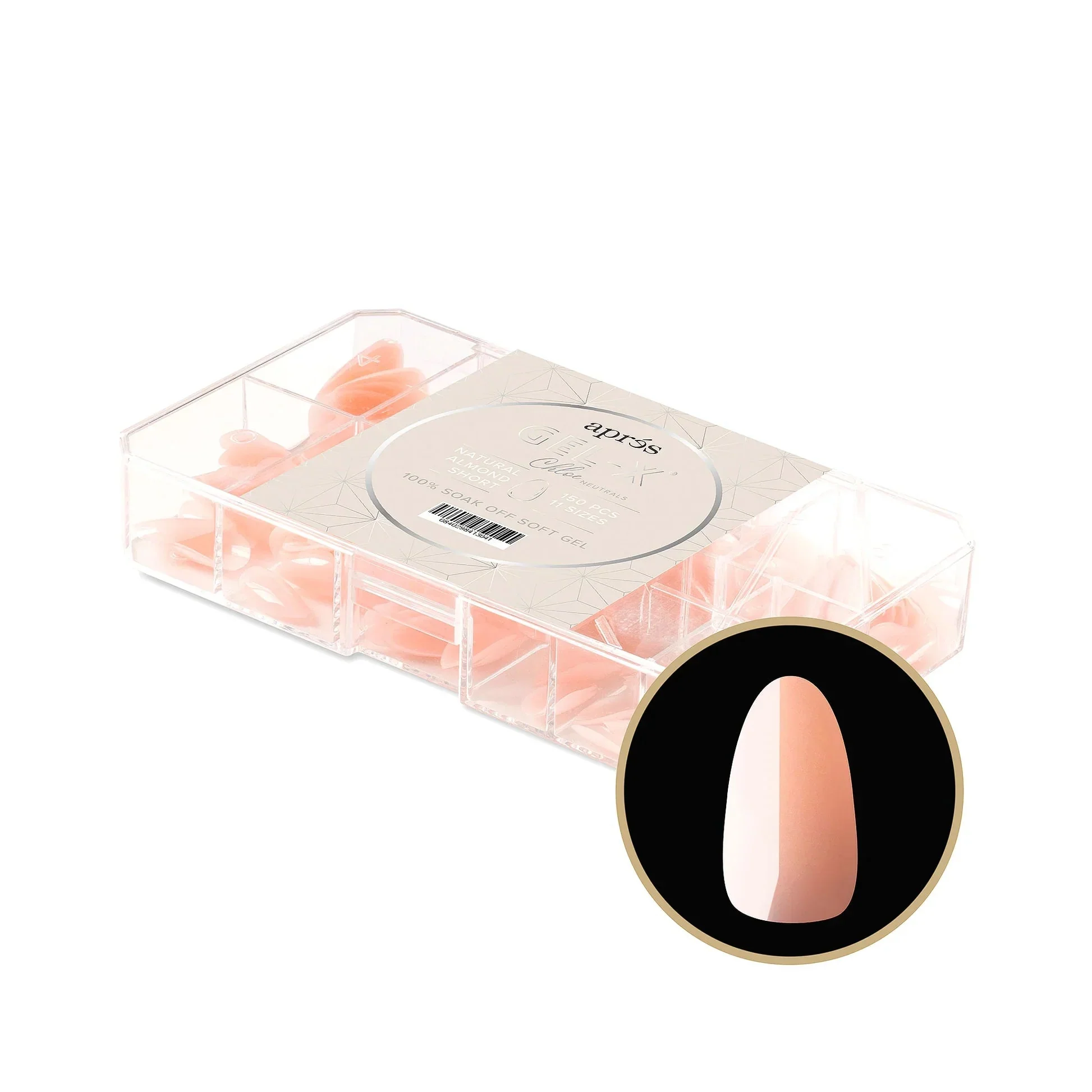 Aprés NEUTRALS GEL-X® CHLOE BOX OF TIPS - 11 SIZES (150PCS) - Image 9
