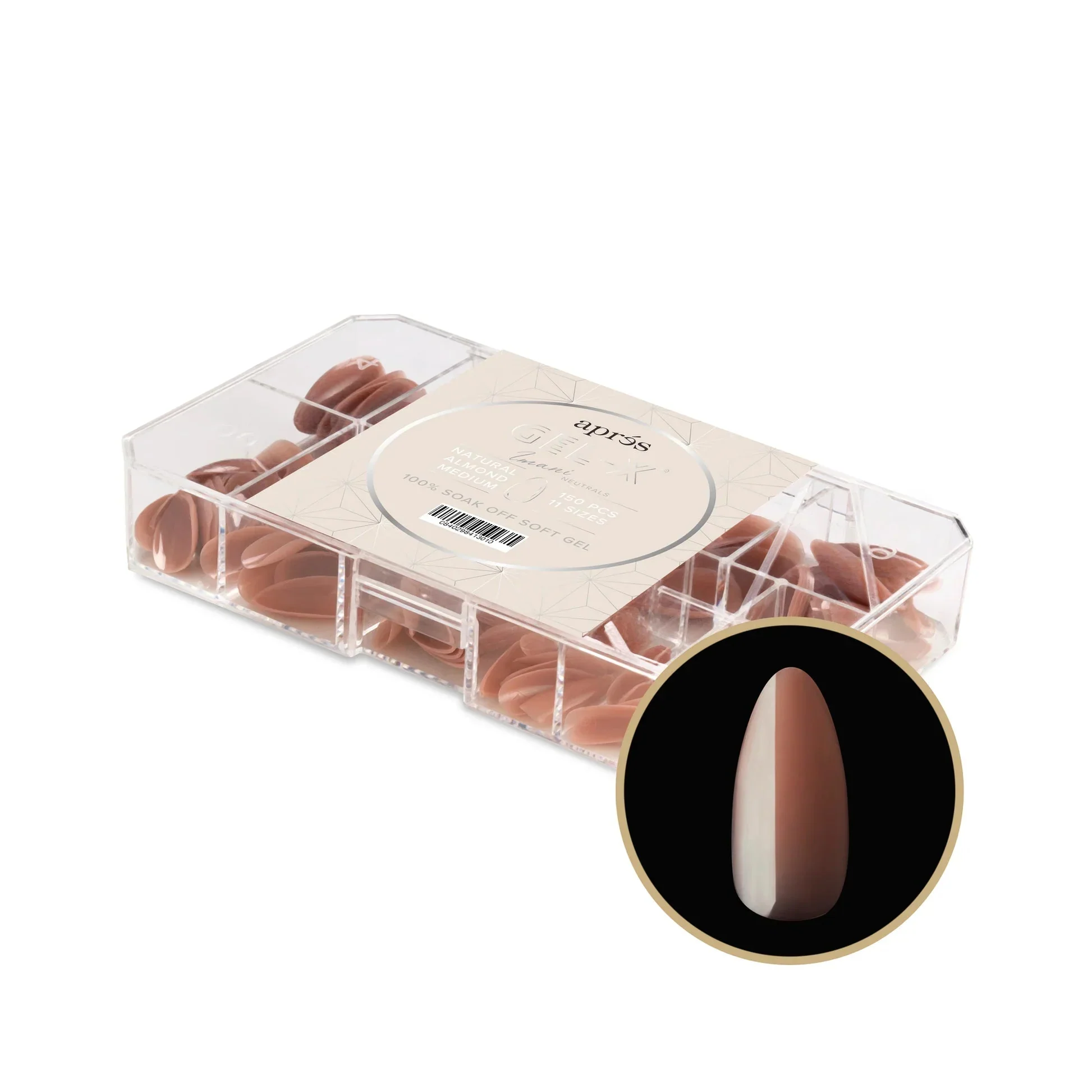 Aprés NEUTRALS GEL-X® IMANI BOX OF TIPS - 11 SIZES (150PCS) - Image 9