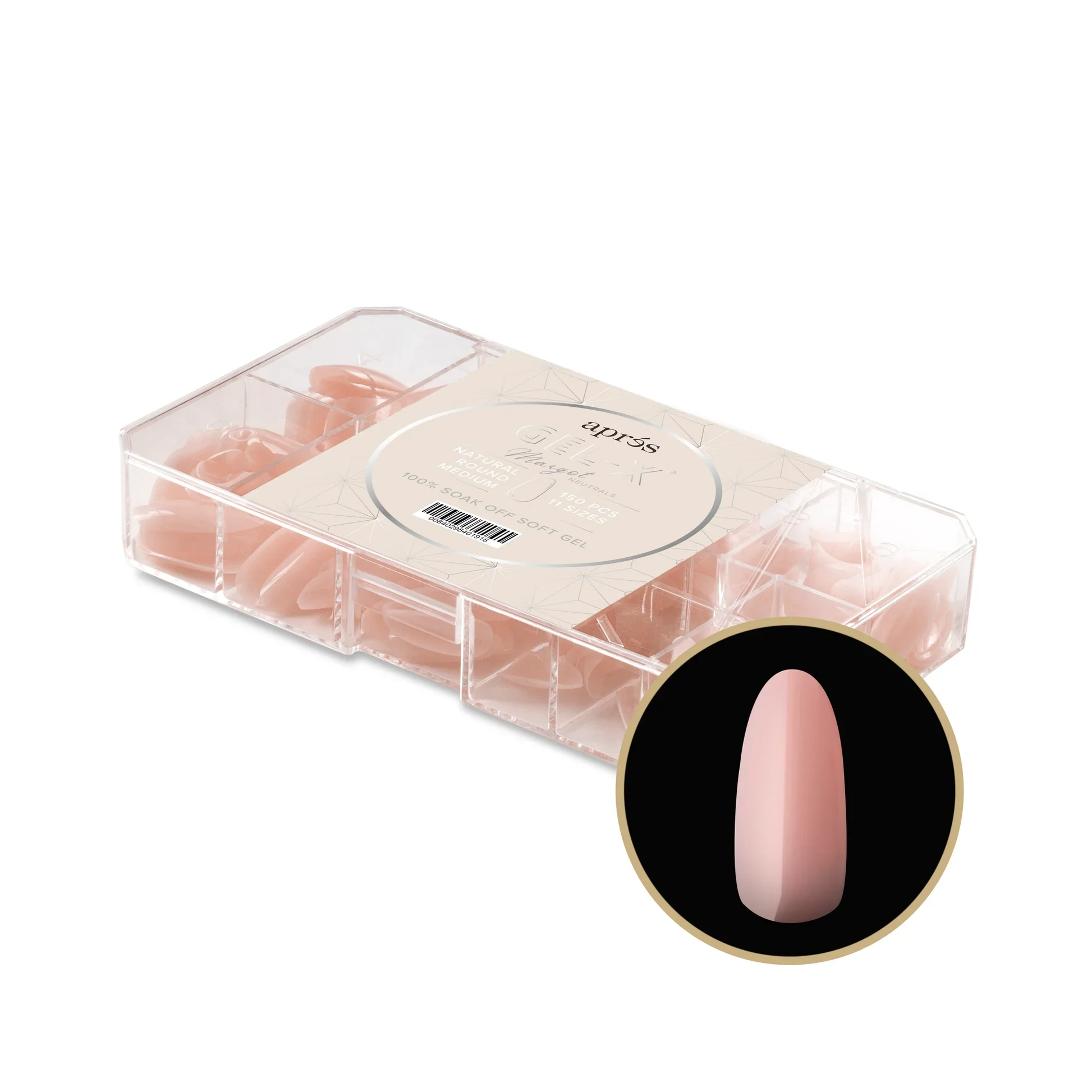 Aprés NEUTRALS GEL-X® MARGOT BOX OF TIPS - 11 SIZES (150PCS) - Image 7