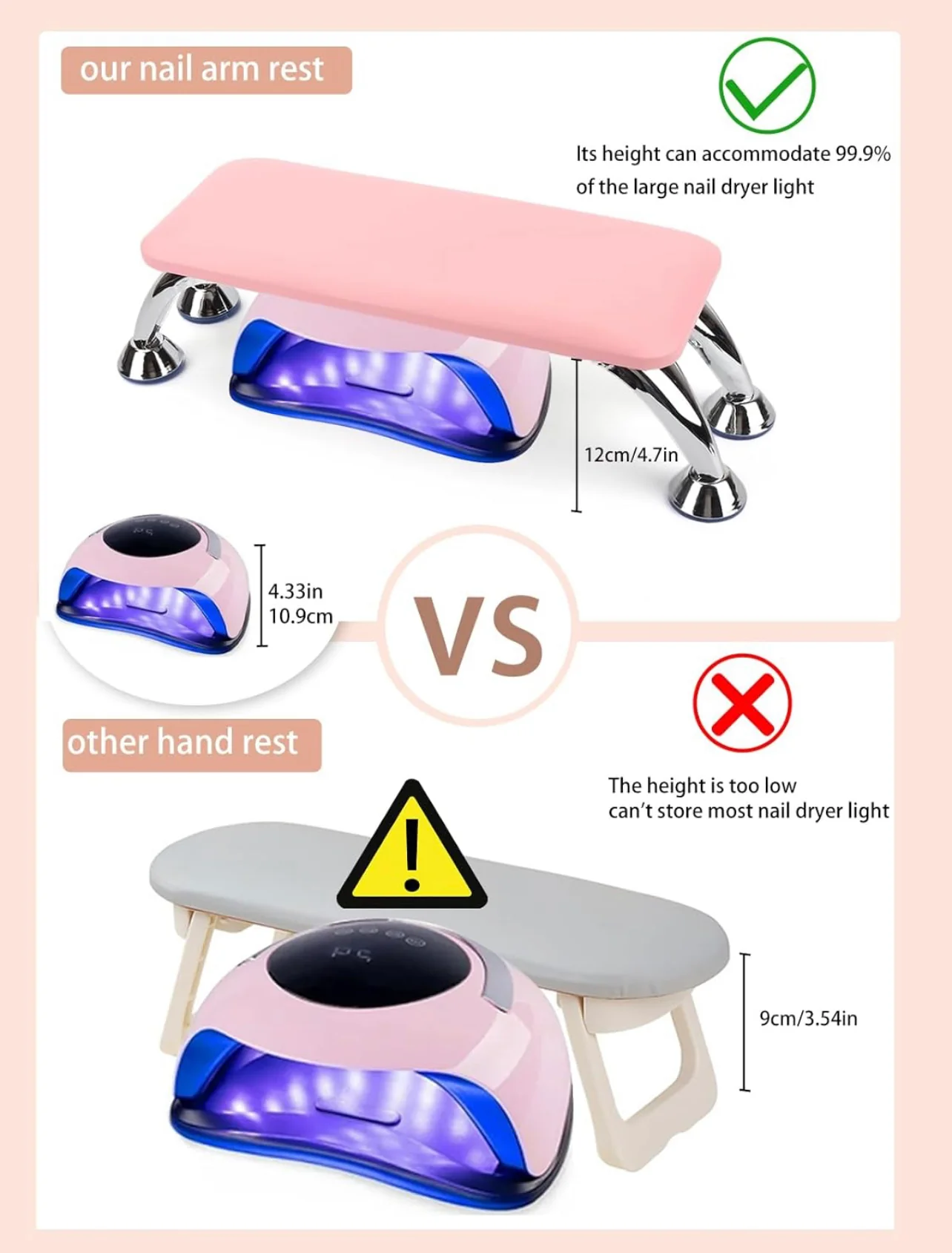 Arm Rest Pink - Image 3