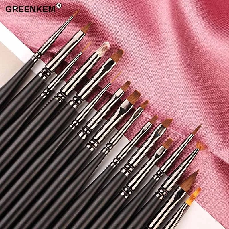 Art Brush Set with Zipper Case 16pc - Image 2