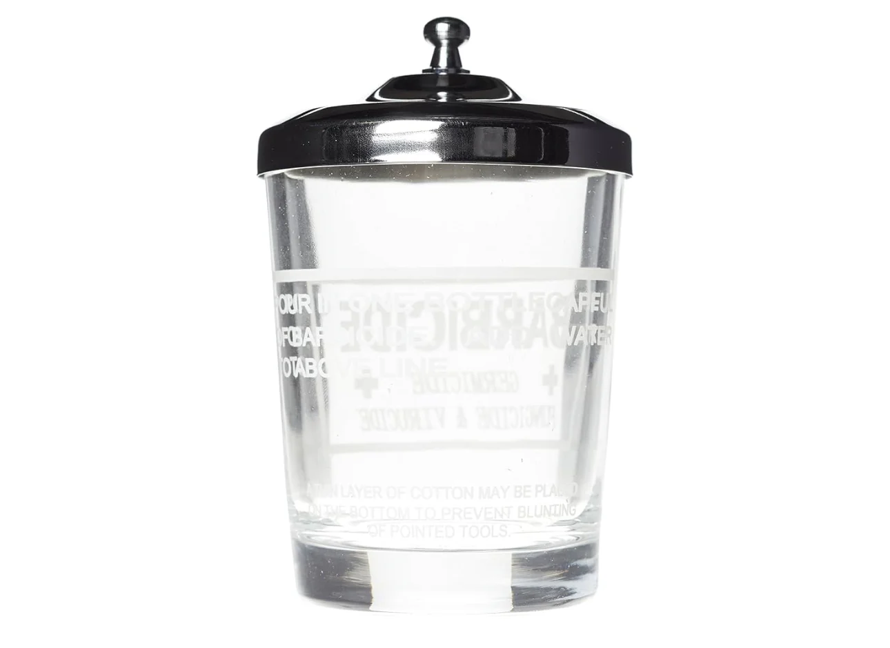 Barbicide Manicure Table Glass Jar 4oz - Image 2