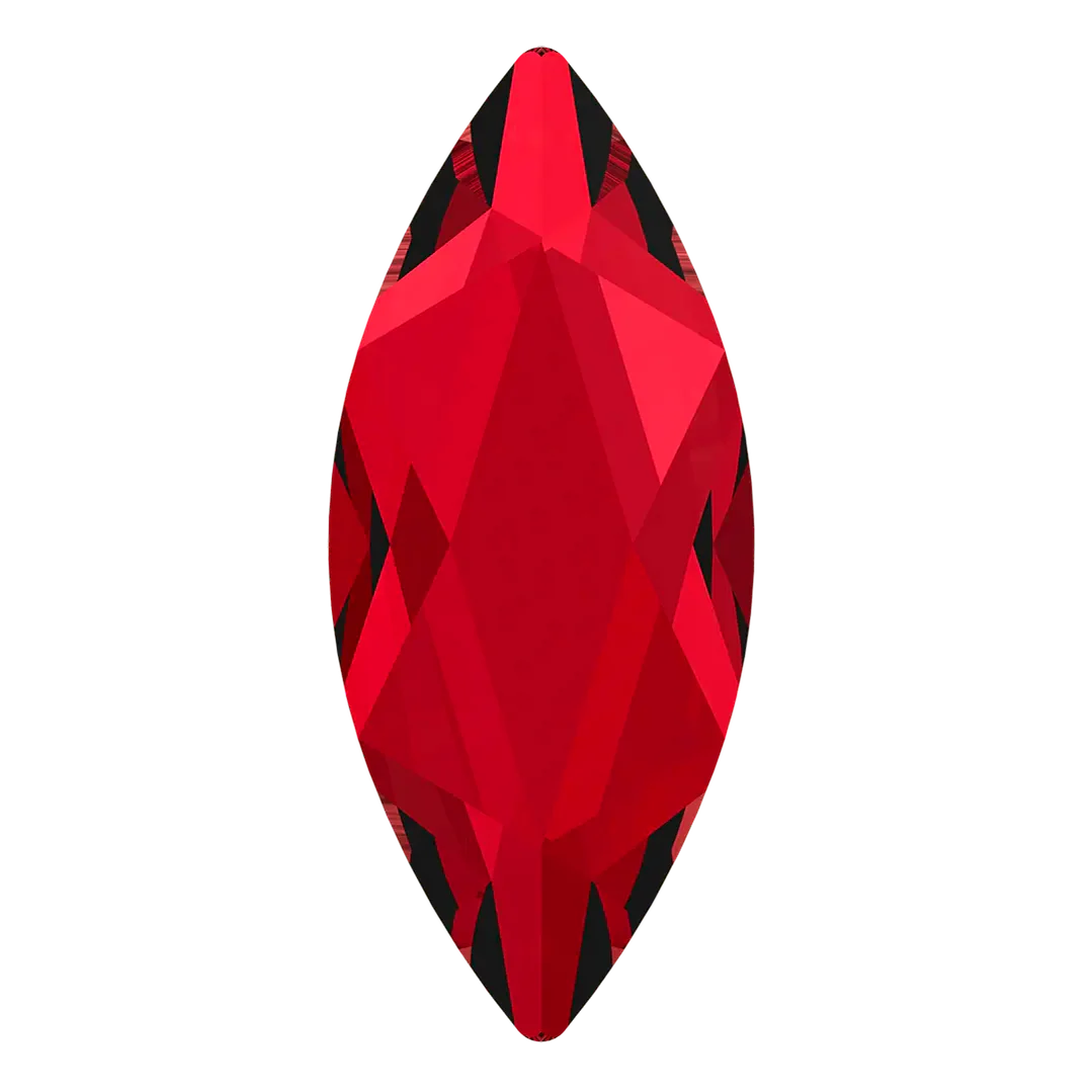 Bluestreak Crystals Serinity Flat Back Non Hotfix Marquise (2201) Scarlet