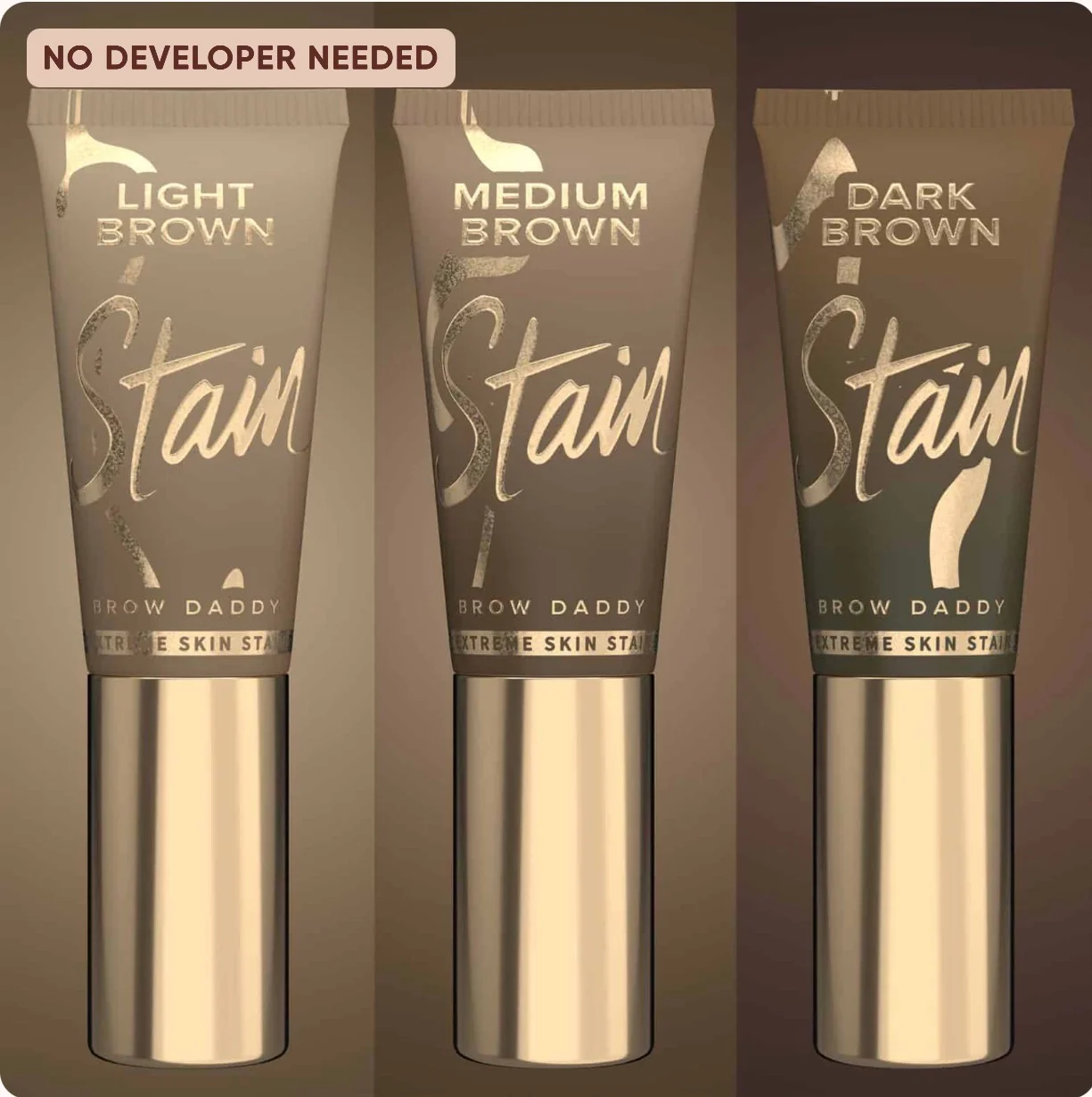 BROW DADDY STAINME ESSENTIALS SET (3 SHADES)