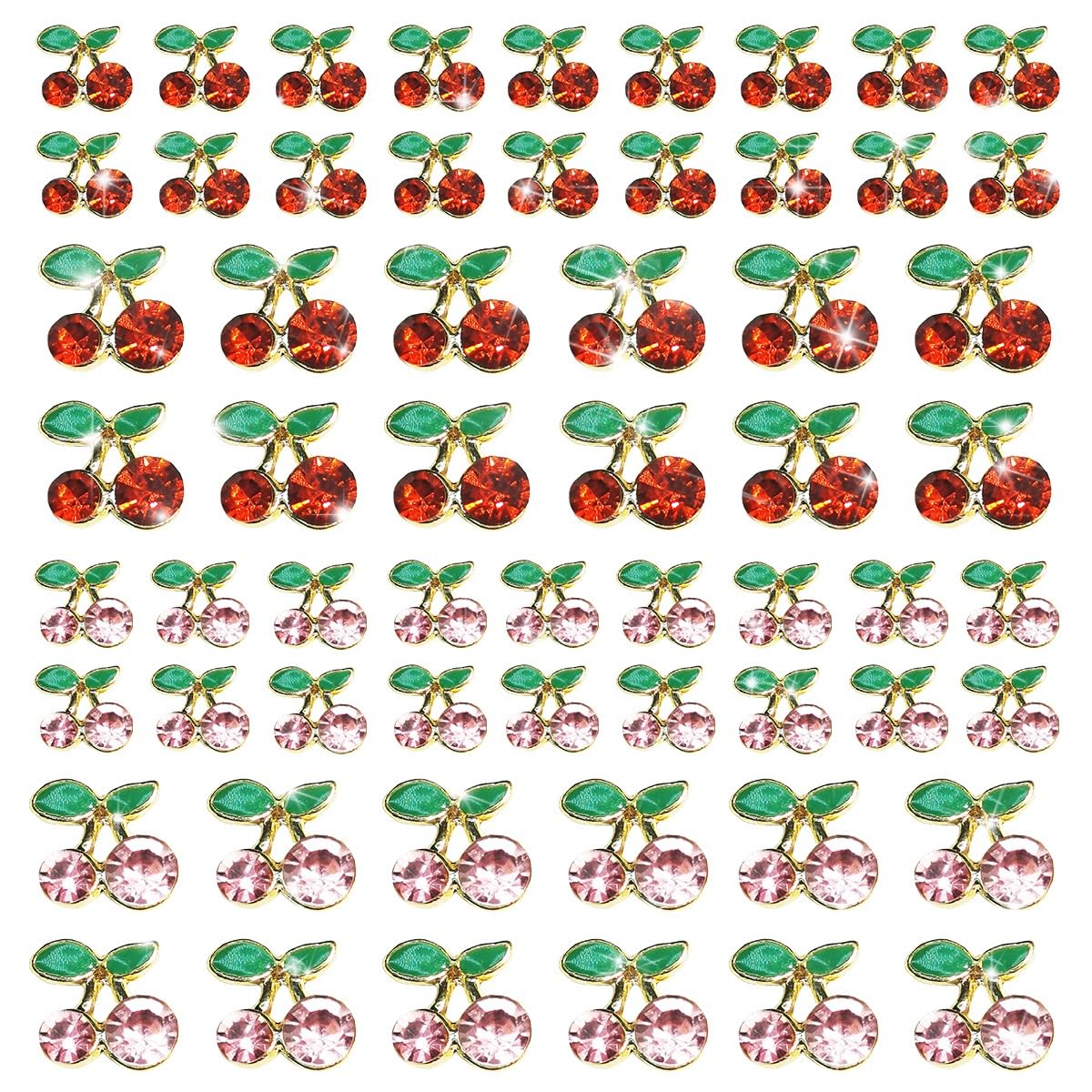 Cherry Nail Charms