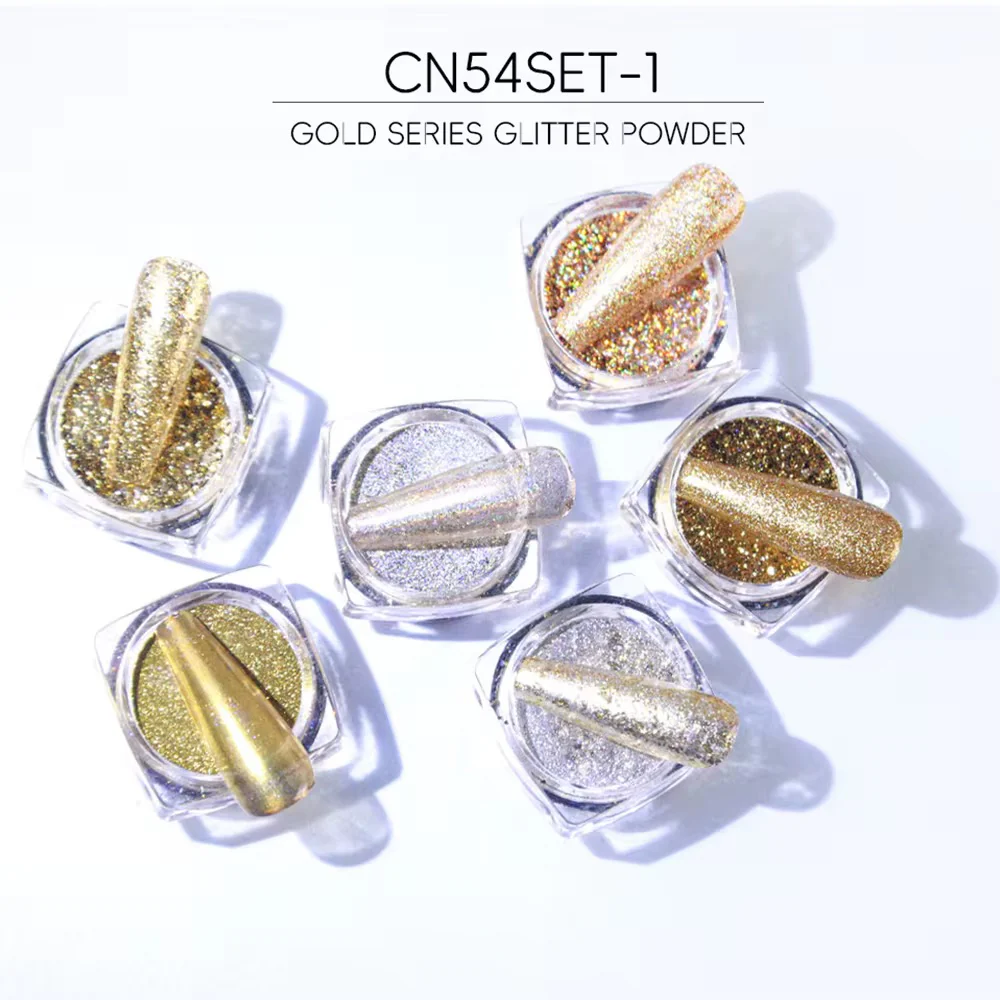 Chrome Glitters Nail Art - Image 2