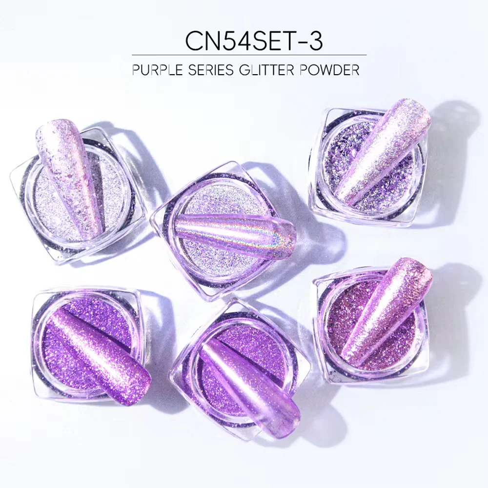 Chrome Glitters Nail Art - Image 5
