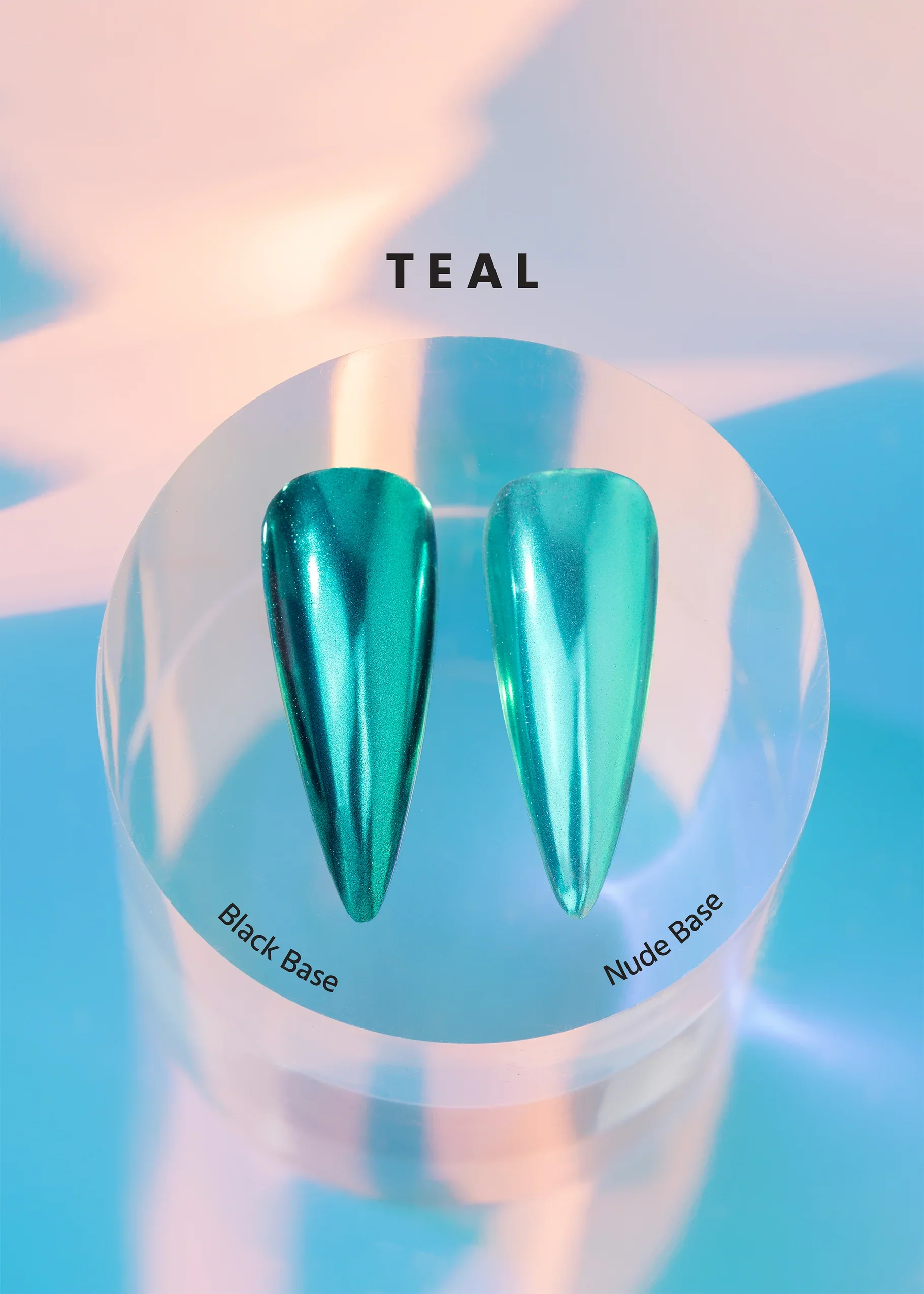 V BEAUTY PURE CHROME POWDER - TEAL - Image 2