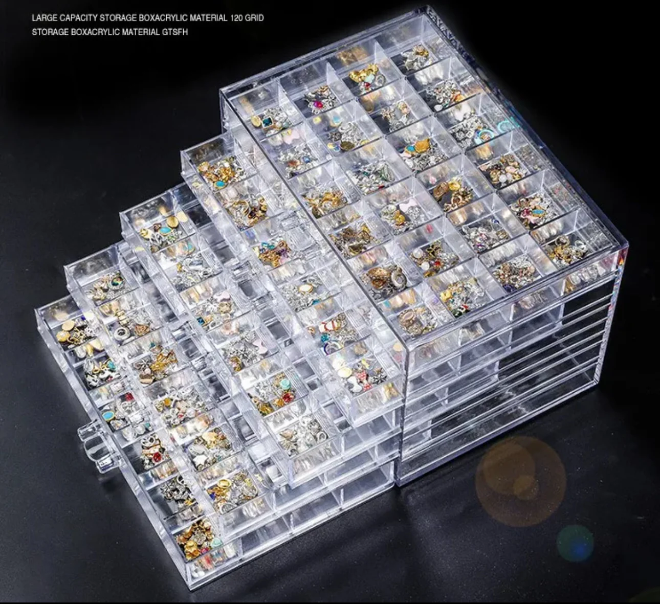 Clear 120 Grid Storage Box - Image 4