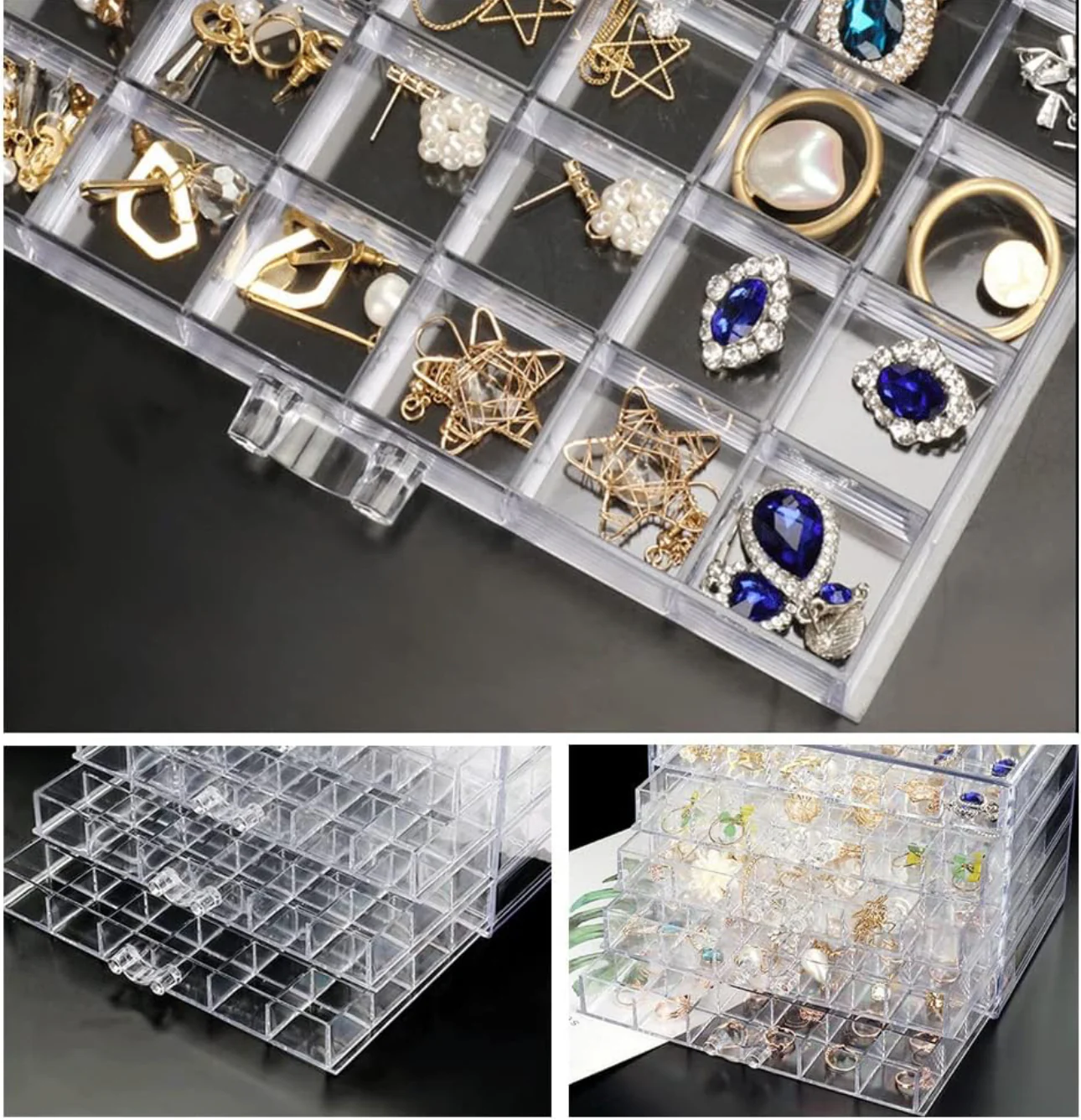 Clear 120 Grid Storage Box - Image 6