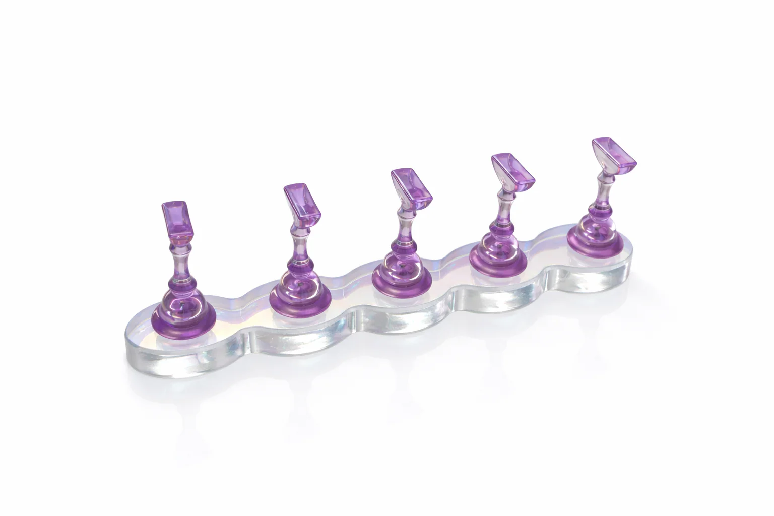 Clear Press on Nail Stand