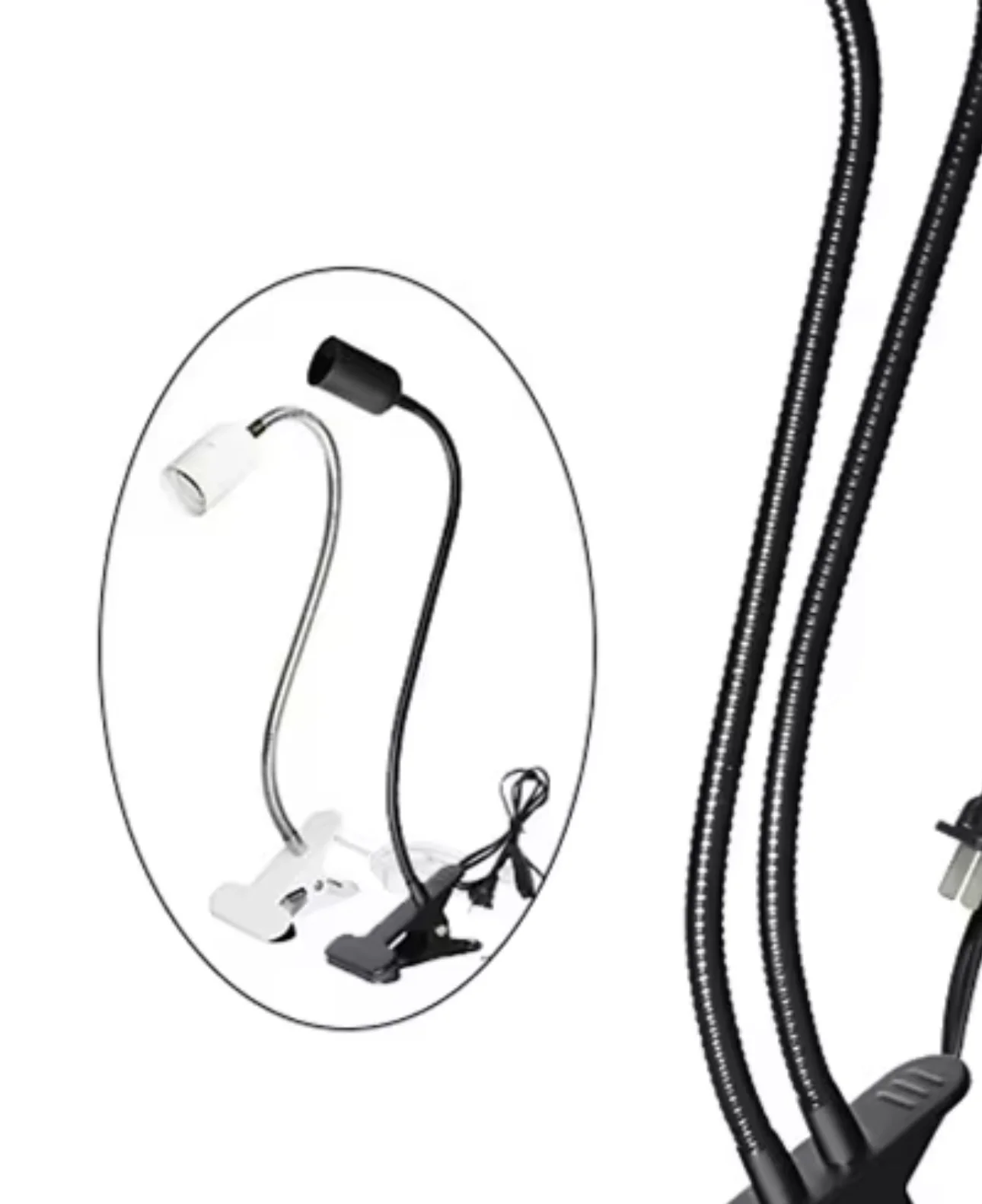 Clip On Nail Lamp (Light Bulb Not Included)