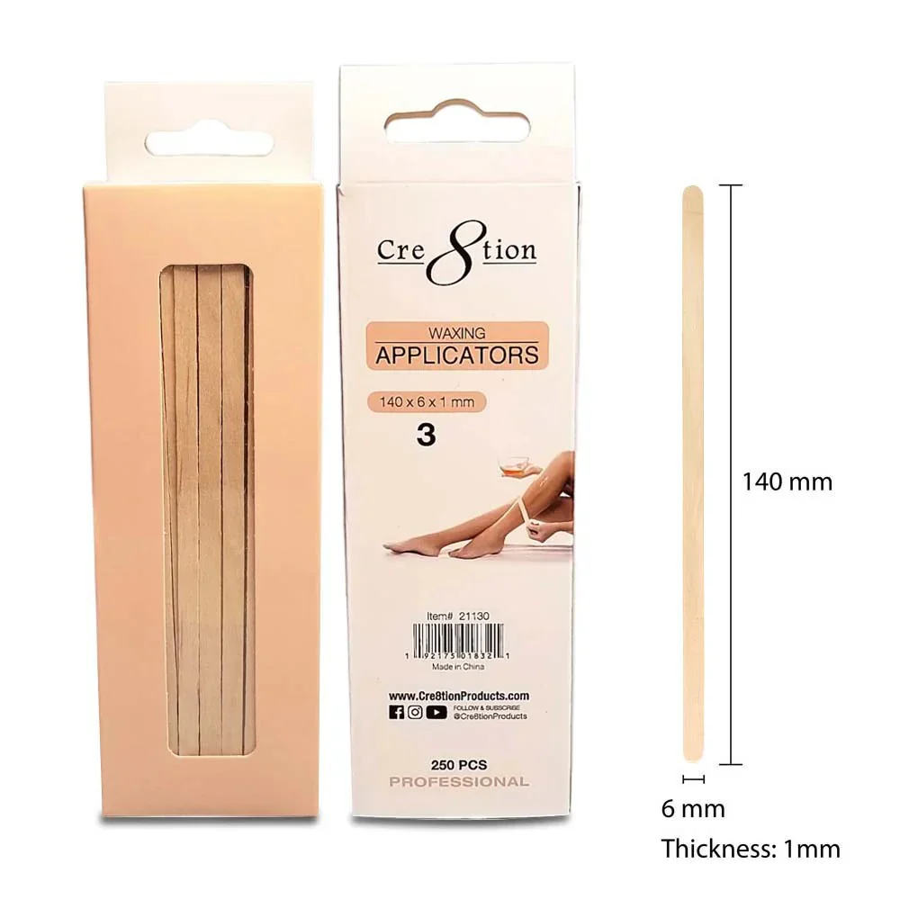 Cre8tion Disposable Applicators 140x6x1mm 100pc