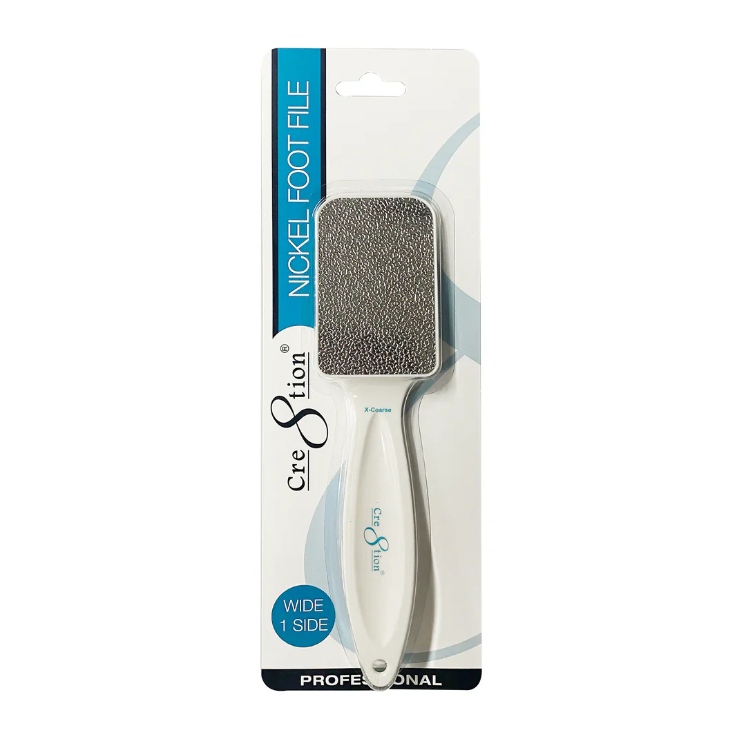 Cre8tion Foot Files - Nickel Wide - 1 side