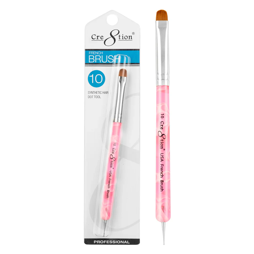 Cre8tion French Brush Synthetic With Dot Tool