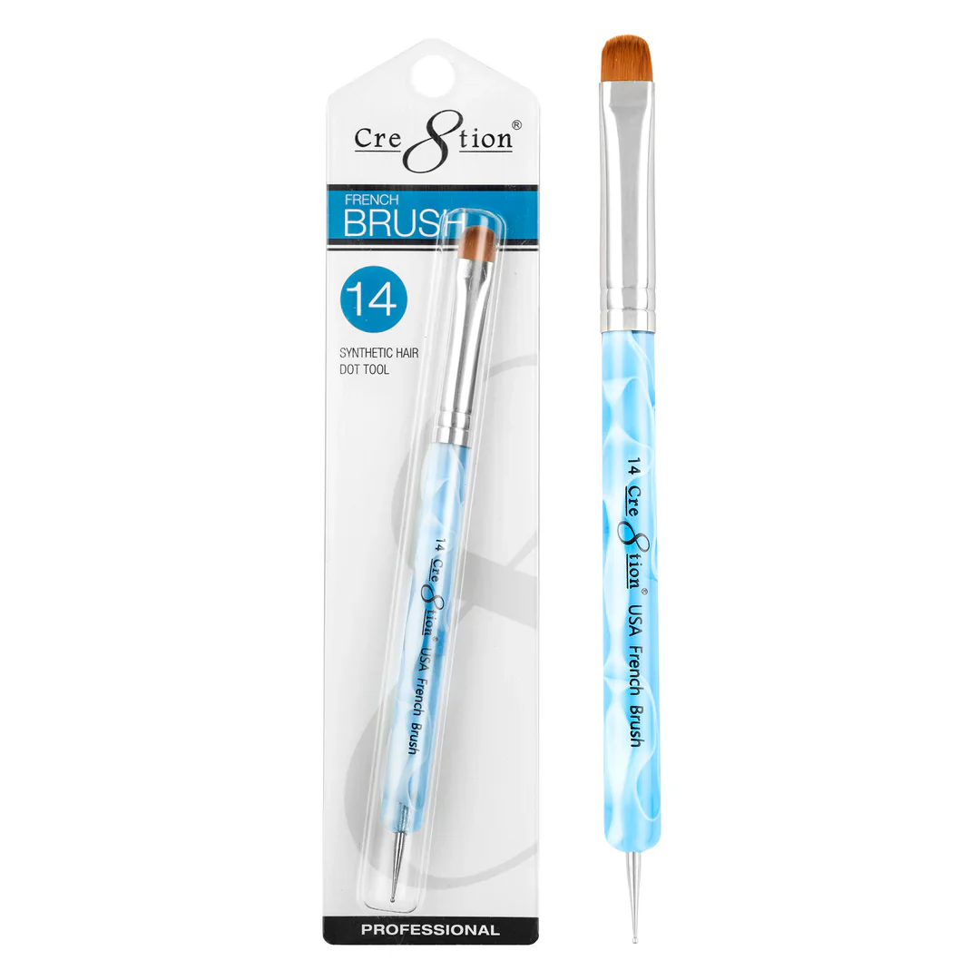 Cre8tion French Brush Synthetic With Dot Tool - Image 3
