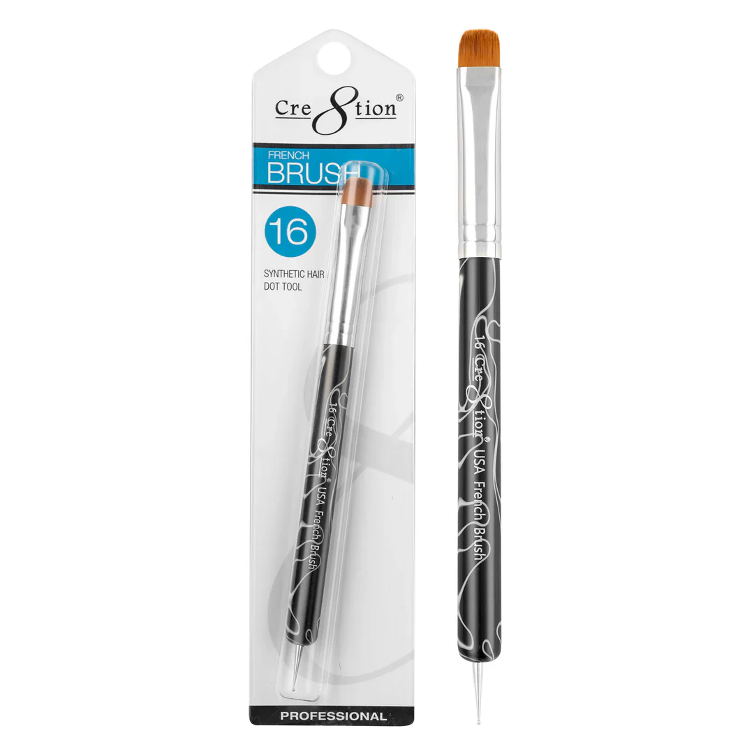 Cre8tion French Brush Synthetic With Dot Tool - Image 4