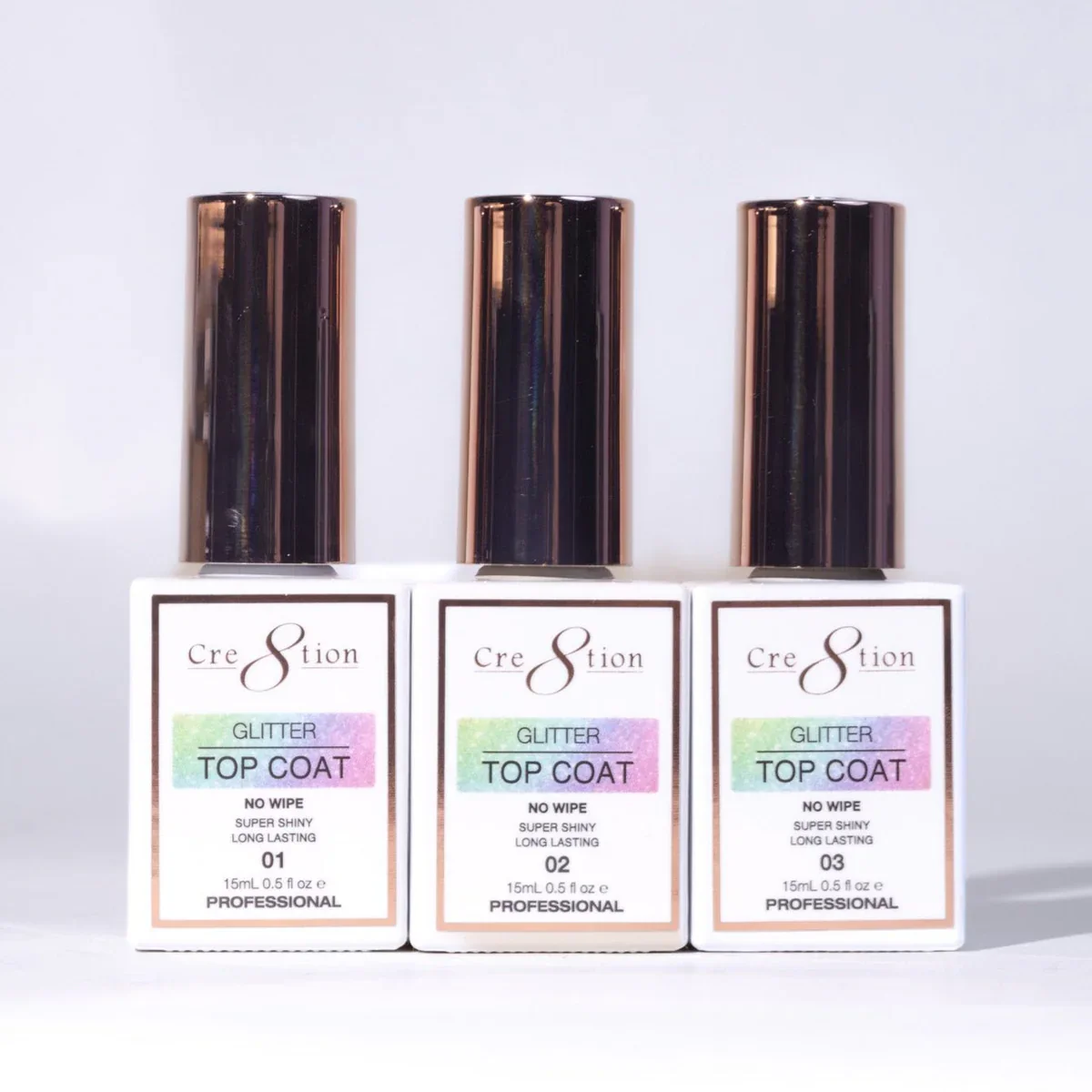 Cre8tion Glitter Top Coat 01 15ml