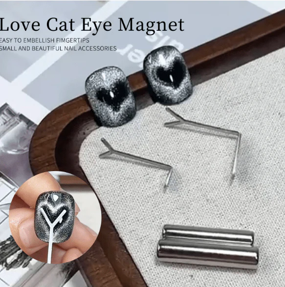 Cre8tion Heart Cat Eye Magnet - Image 2