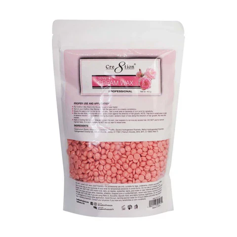 Cre8tion Sensitive Cream Bean Hard Wax 14oz
