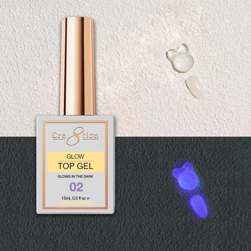 Cre8tion Glow in the Dark Top Coat 15ml - Image 2