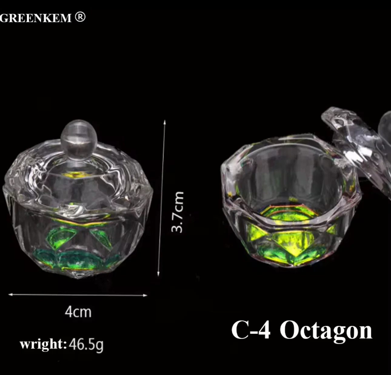 Crystal AB Small Dappen Dish - Image 3