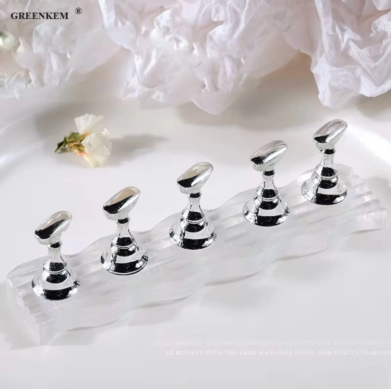 Crystal Clear Nail Stand - Image 2