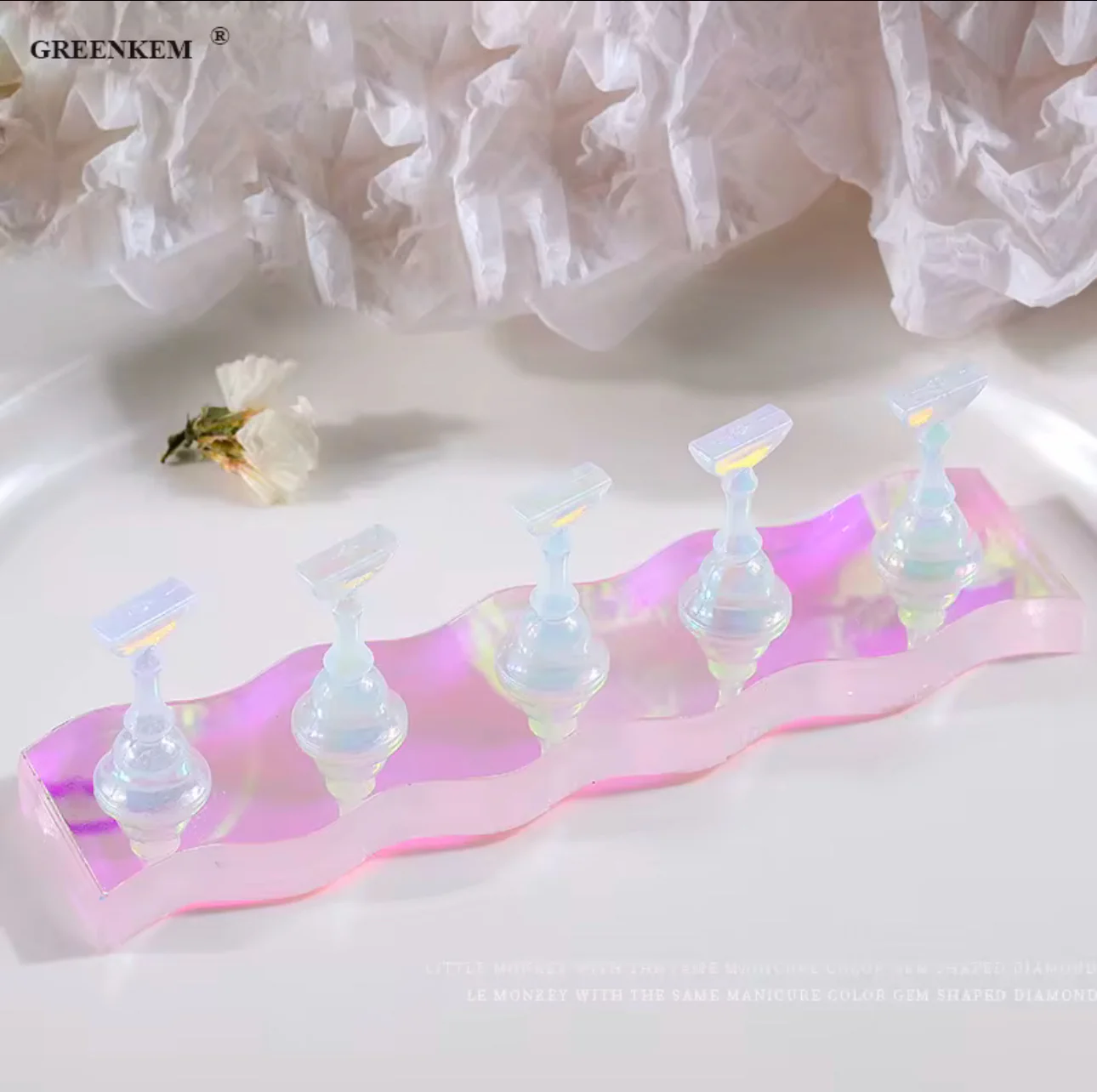 Crystal Clear Nail Stand - Image 3