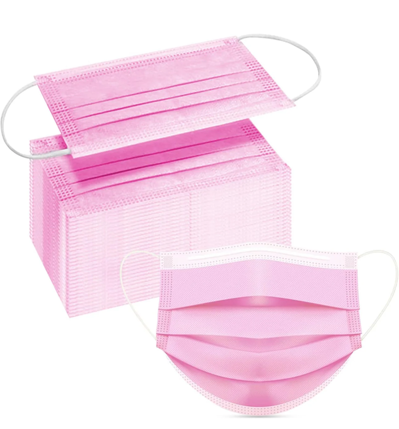 Disposable Face 3 Layer Mask 50pc - Image 2