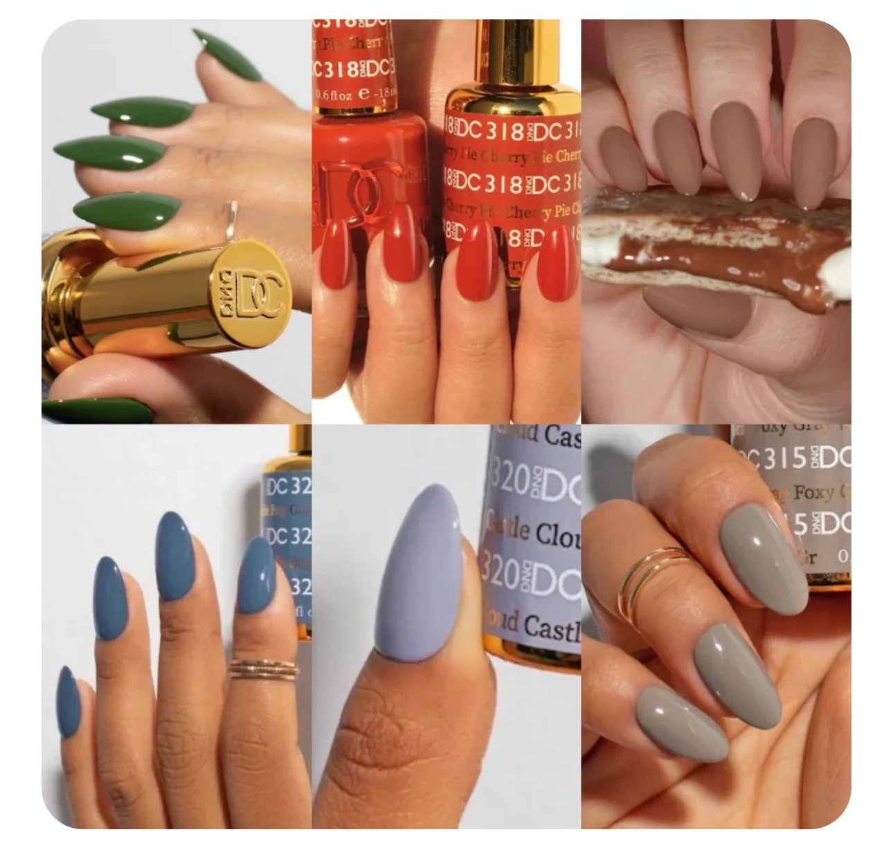 DND DC Cozy Hues Gel & Lacquer 6pc Bundle - Image 2