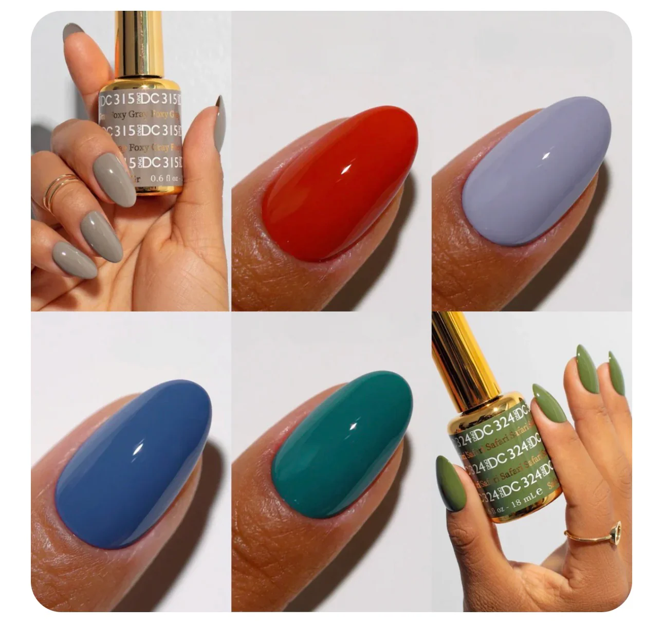 DND DC Fall Palette Gel & Lacquer 12pc Bundle - Image 3