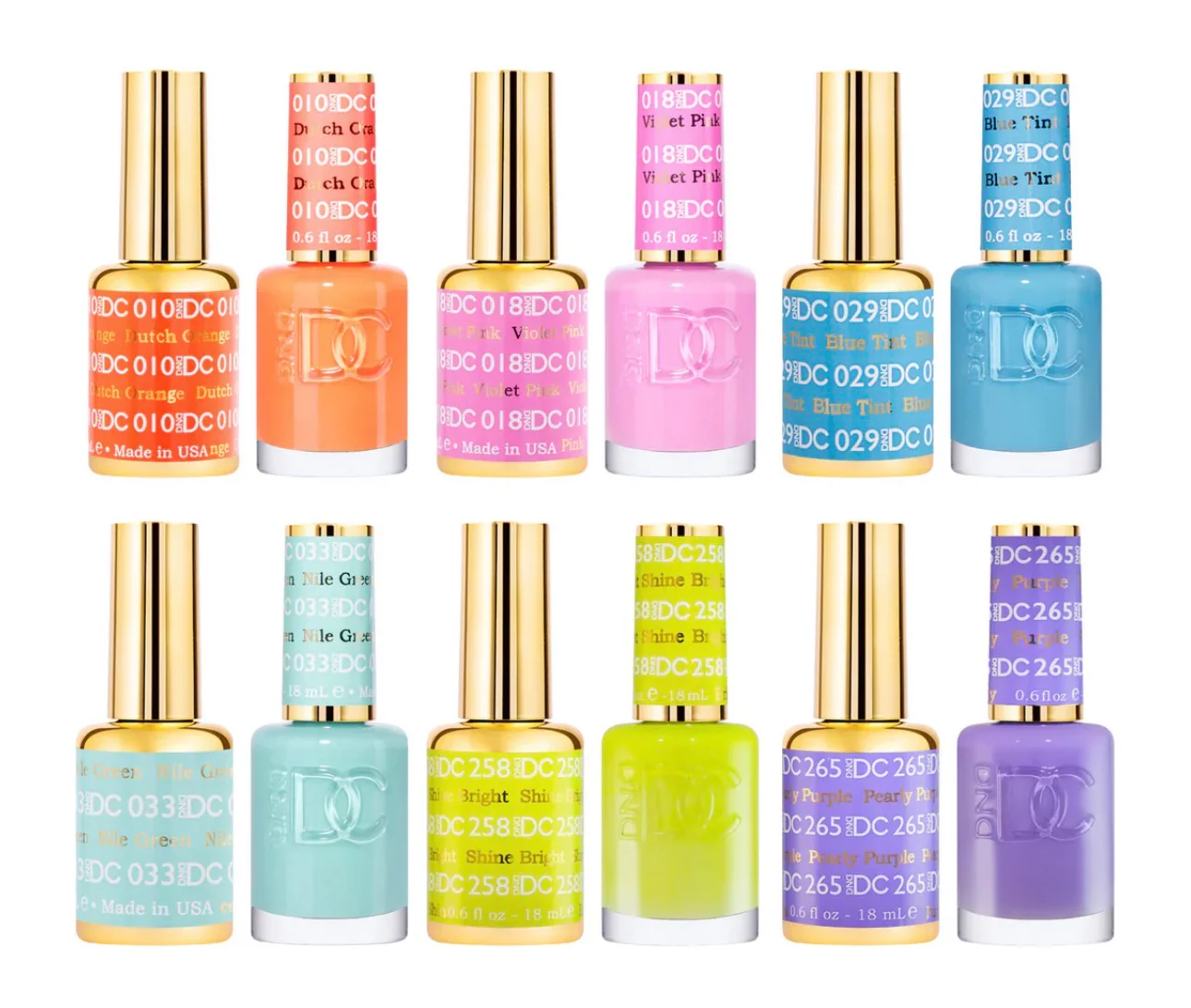 DND DC Oasis Escape Gel & Lacquer 6pc Bundle