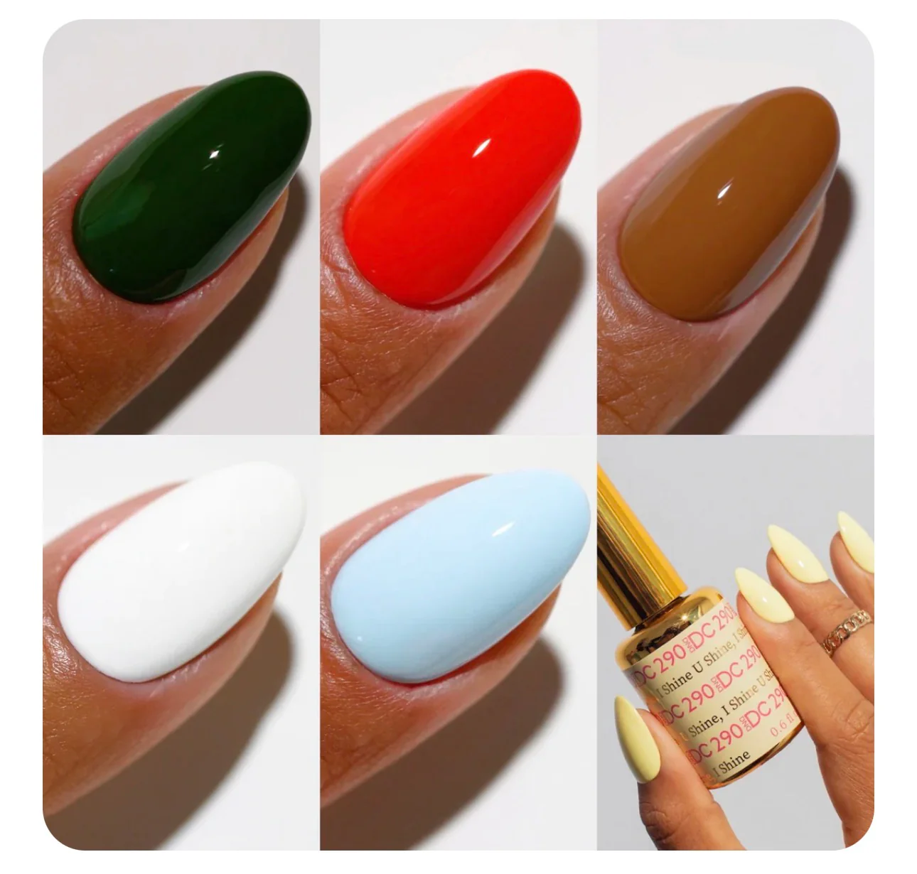 DND DC Santa Baby Gel & Lacquer 6pc Bundle - Image 2