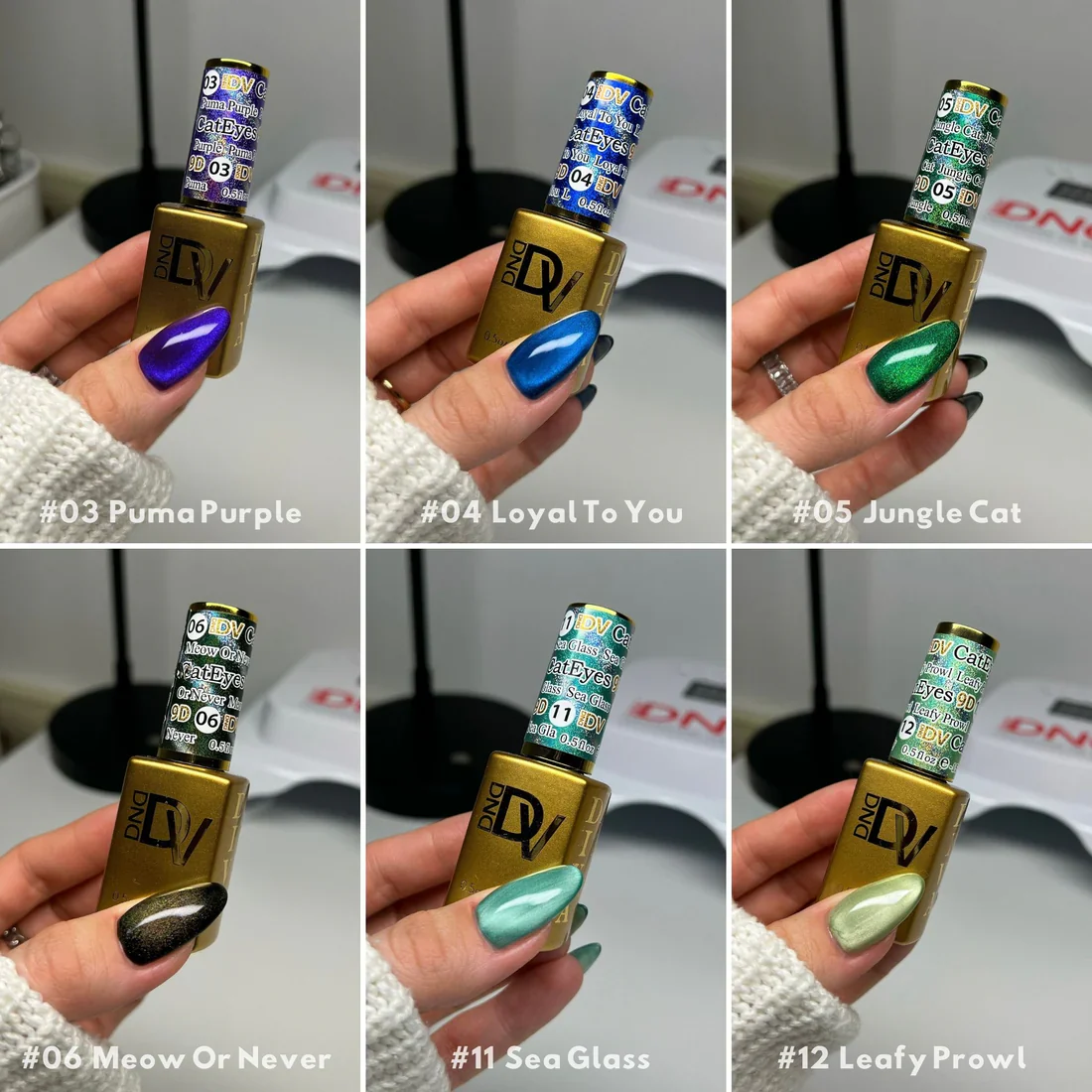 DND DIVA 9D Cat Eye Glassball - 12 Set - Image 4