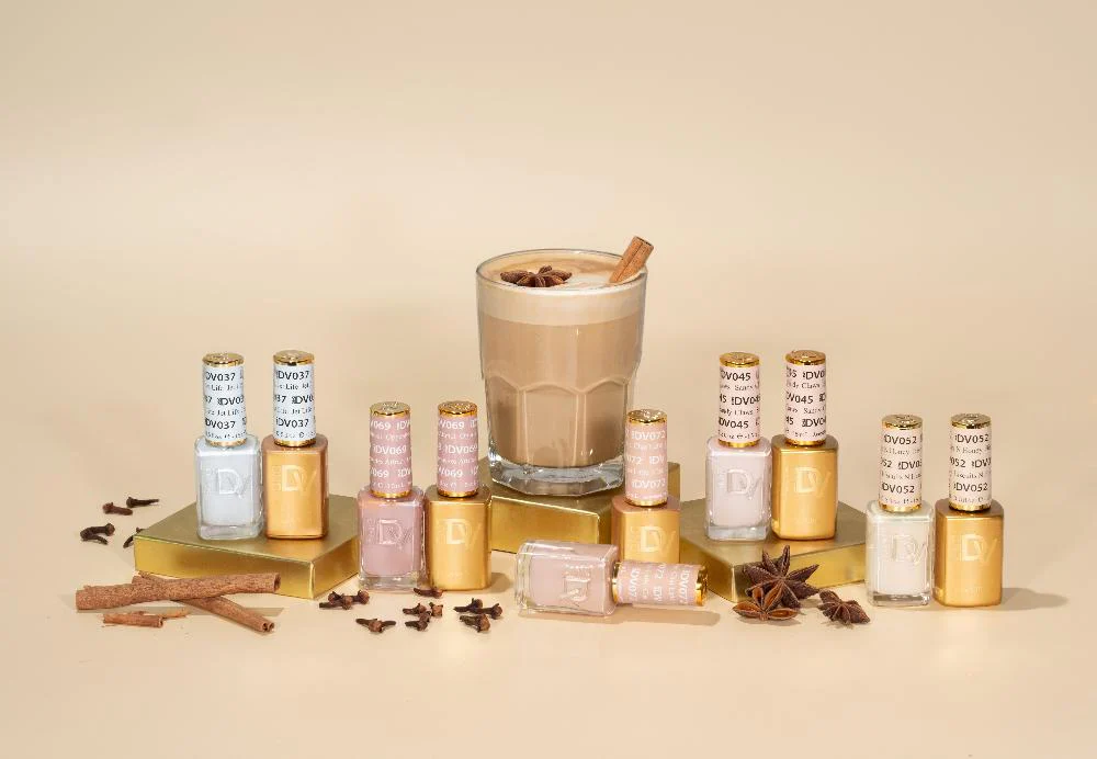 DND DIVA FROSTED CHAI COLLECTION - 30 or 36 Gel/Lacquer Duos