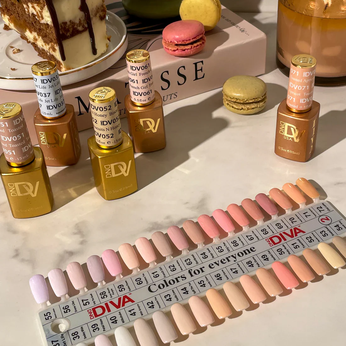 DND DIVA FROSTED CHAI COLLECTION - 30 or 36 Gel/Lacquer Duos - Image 2