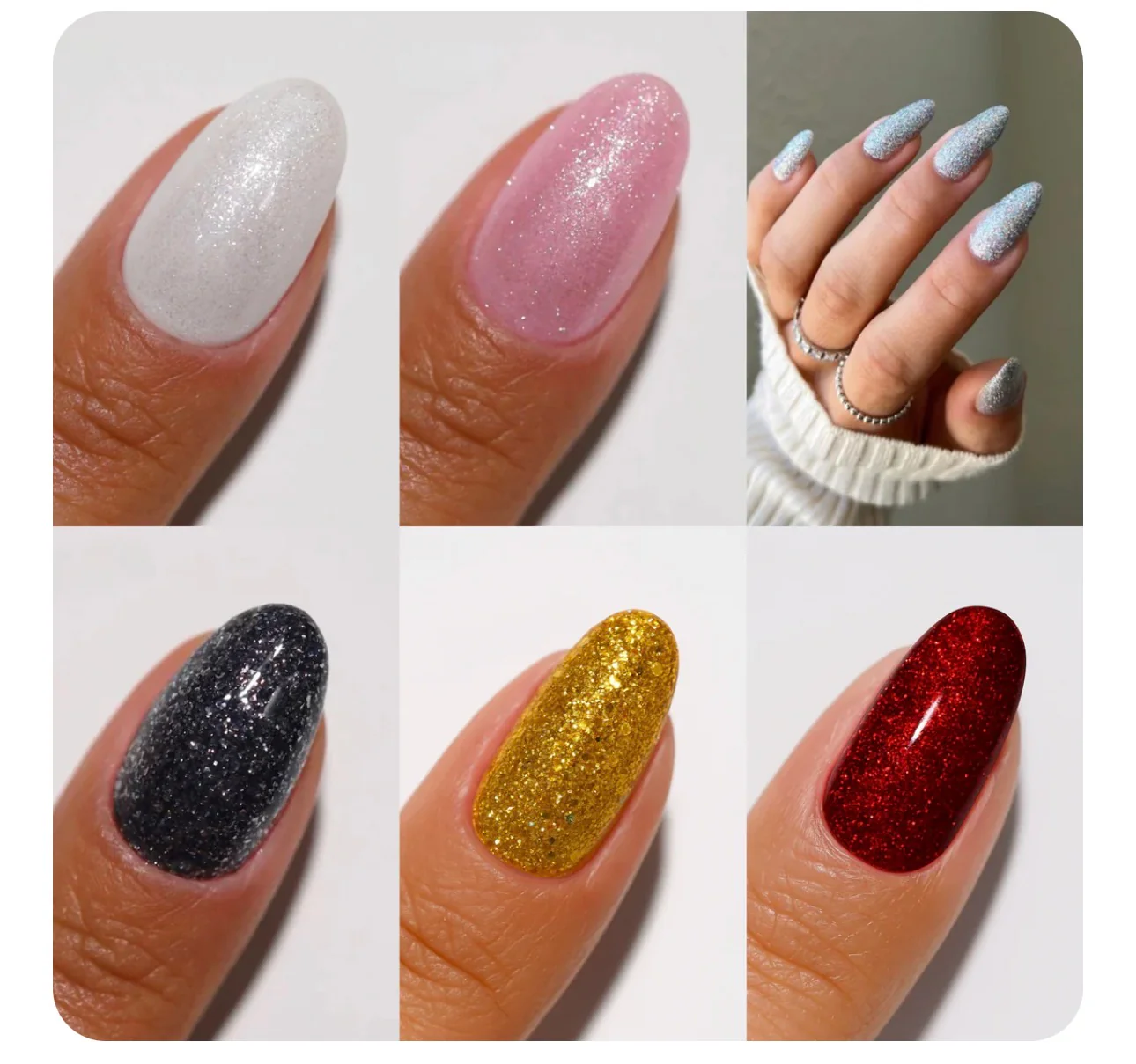 DND Diva Holiday Gel & Lacquer Duos - 6pc Bundle - Image 2