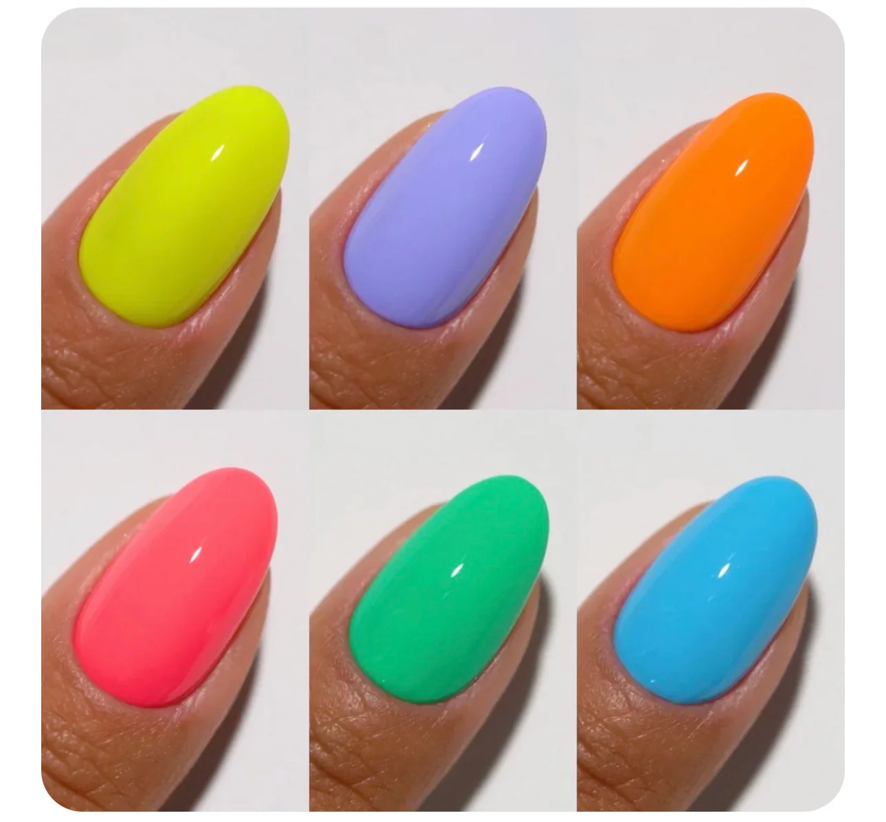 DND Diva Tropical Hues Gel & Lacquer 6pc Bundle - Image 2