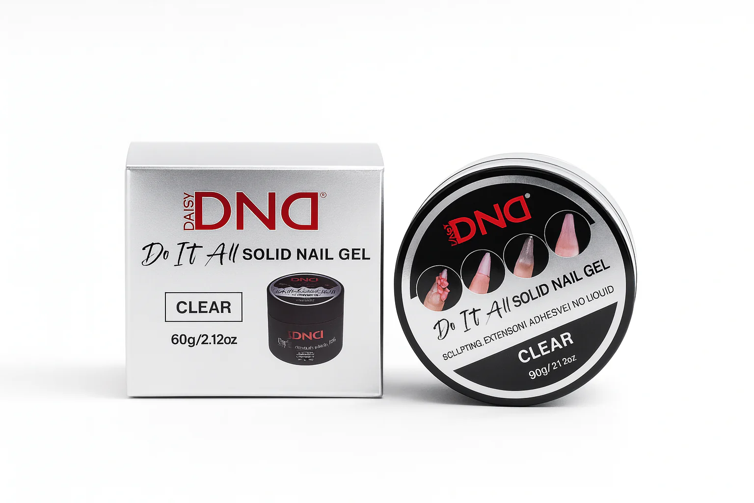 DND “Do it All” Clear Solid Nail Gel - Image 2