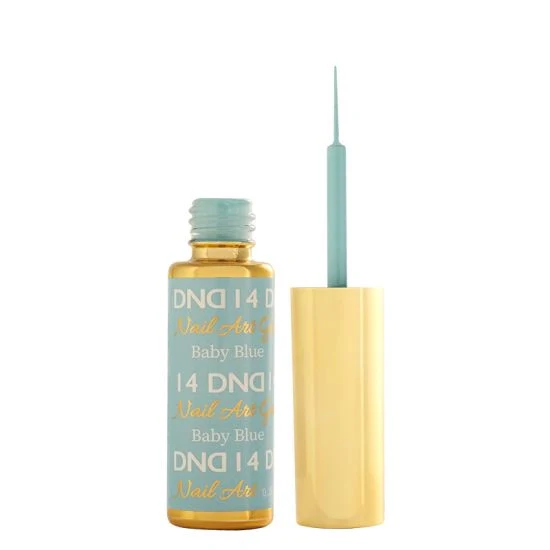 DND Nail Art Gel 14 Baby Blue - Image 2