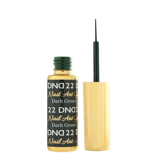 DND Nail Art Gel 22 Dark Green - Image 2