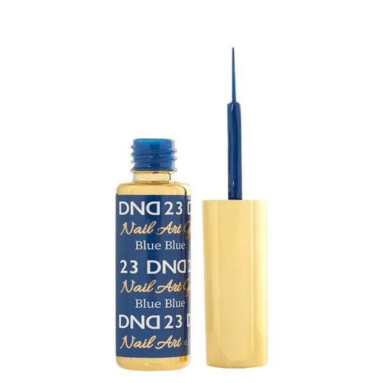 DND Nail Art Gel 23 Blue Blue - Image 2