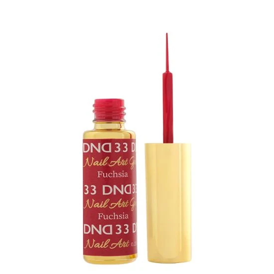 DND Nail Art Gel 33 Fuchsia - Image 2