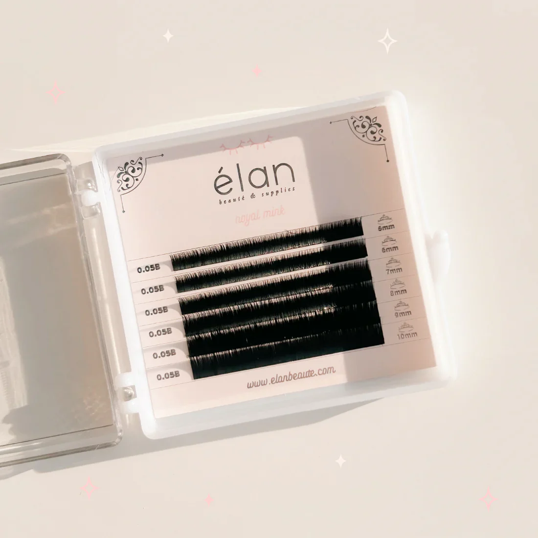 Elan Bottom Lash Mini Tray B Curl - Image 2