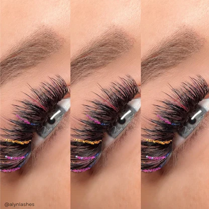 elan GLITTER 0.07 sable silk lashes - Image 4